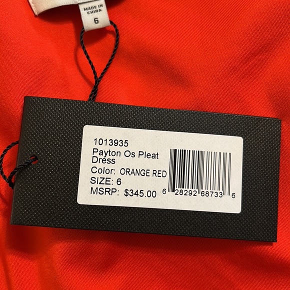 HALSTON size 6 red dress - Picture 5 of 5